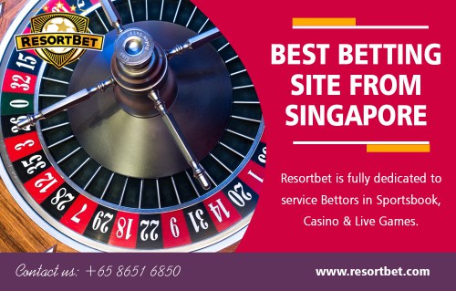 Online betting site in Singapore - Become a Winner Today! at https://resortbet.com 

Visit : 

https://resortbet.com/casino/ 
https://resortbet.com/sportsbook/ 

Our Services : 

Online Betting 
Sports Betting 
Football Betting 
Resortbet Casino 
Sportsbook Resortbet 

Our online betting site features exciting casino games and some of the most attractive offers for bettors in terms of sports and soccer betting in Singapore. Yet none of our services would be what they are today in the absence of our dedicated team of support and live chat agents. As you will perhaps have the opportunity to discover for yourself, our support team can communicate in several languages and is trained to tackle any issues you might encounter on our platform.

Address : Hitachi Tower, 16 Collyer Quay 049318, Singapore 

Phone : +65 8651 6850 
Email : resortbet@gmail.com 

Social Links : 

https://twitter.com/resortbetcasino 
http://www.mobypicture.com/user/ResortBet/ 
https://resortbetcasino.wordpress.com/ 
https://www.reddit.com/user/ResortBet 
https://followus.com/ResortBet