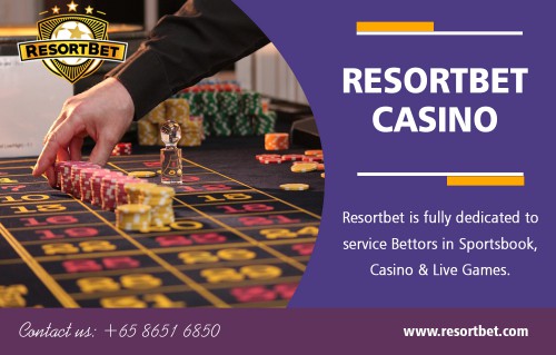 Popular and Unique resortbet casino Sites at https://resortbet.com 

Visit : 

https://resortbet.com/casino/ 
https://resortbet.com/sportsbook/ 

Our Services : 

Online Betting 
Sports Betting 
Football Betting 
Resortbet Casino 
Sportsbook Resortbet 

Playing at a famous casino in Marina Bay, Atlantic City, Los Angeles, Monaco, or other location throughout the world does have its own charm. There’s nothing quite like sitting down at a blackjack or poker table and trying to read the players around you, whereas a roulette streak can quickly win over an entire audience. However, this is not something most people can experience on a day-to-day basis.

Address : Hitachi Tower, 16 Collyer Quay 049318, Singapore 

Phone : +65 8651 6850 
Email : resortbet@gmail.com 

Social Links : 

https://en.gravatar.com/resortbetcasino 
https://itsmyurls.com/resortbetcasino 
https://www.pinterest.com/resortbetcasino/ 
https://photos.app.goo.gl/AzJitEPmk7yGWRKm6 
https://resortbetcasino.blogspot.com/