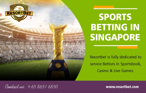 We offer our loyal customers the best in sports betting in Singapore at https://resortbet.com 

Visit : 

https://resortbet.com/casino/ 
https://resortbet.com/sportsbook/ 

Our Services : 

Online Betting 
Sports Betting 
Football Betting 
Resortbet Casino 
Sportsbook Resortbet 

At Resortbet, our sportsbook is designed to keep both newbies and pros entertained. With each wager, you can bet as much or as little as you like – for massive profits or just for fun. You’ll find that the odds we offer are hard to beat on the current market and that the variety of betting styles you can choose from allows you to create everything from simple to highly sophisticated wagers.

Address : Hitachi Tower, 16 Collyer Quay 049318, Singapore 

Phone : +65 8651 6850 
Email : resortbet@gmail.com 

Social Links : 

https://www.instagram.com/resortbet/ 
https://sites.google.com/astengineeringllc.com/resortbet/ 
https://about.me/resortbetcasino 
https://kinja.com/resortbet 
https://resortbetcasino.tumblr.com/