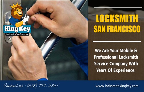 Mobile locksmith near me For client service and care at https://locksmithkingkey.com/car-key-replacement/
Find Us On : https://goo.gl/maps/gDdq3Um1rzsCNARb6

Locksmith : 

Locksmith San Francisco
San Francisco Locksmith
Locksmith
car key replacement
car locksmith
car key locksmith 
auto locksmith near me
mobile locksmith near

Locksmith services provider has good experience in All Types of lockoutLocksmiths may also set up a whole locking system during a home. This frequently includes the setup of locks on garages as well as other comparable home developments. Additionally, there are advanced security services which could be asked from specific suppliers. By way of instance, the setup of a safe or a vault at an area is a potential. For more innovative providers, the construction of an efficient terror room may be an alternative. Aside from installing a house security system locksmith services specialist may also offer essential services like crucial copying, key cutting, and lock picking.

ADDRESS : 1050 Post St #44 San Francisco, CA 94109 United States

Phone Number: (628) 777-2341

Social Links : 

https://twitter.com/KingKeyLocksSF
https://www.facebook.com/King-Key-Locksmith-San-Francisco-311632286107306/
https://www.yelp.com/biz/fast-austin-locksmith-austin
https://www.youtube.com/channel/UCwSpw0khsWZJui4any3ucUg/