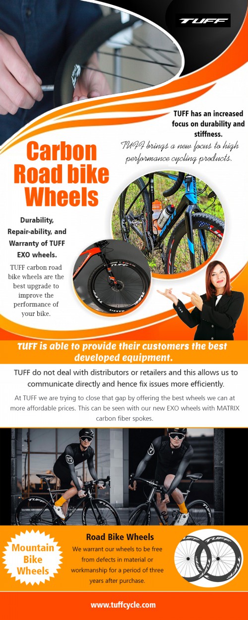 Carbon mtb wheels can improve the ride quality and performance of your road bike at https://www.tuffcycle.com/road.html

Service us

bike wheels
mountain bike rims
carbon mtb wheels
carbon road bike wheels
road wheel

There are various designs of carbon mtb wheels, suited for different race conditions. For instance, bicycle wheels using tubular-carbon spokes are highly active during climbing on steep grades. The tubular design of the carbon spokes provides firm resistance against tension and compression forces, making the wheels stiff and very responsive. This means that your bicycle would generate momentum from the smallest amount of energy applied to it.

Contact us: info@tuffcycle.com

Social Links :

https://followus.com/carbonmtbwheels
https://kinja.com/carbonmtbwheels
https://ello.co/carbonwheelset
https://about.me/carbonmtb
http://www.apsense.com/brand/tuffcycle