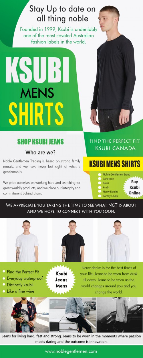 Get the best deal for Ksubi Shorts for Men at https://noblegentlemen.com/collections/ksubi/products/seeing-lines-crew-grey

Service us
Ksubi Toronto
Ksubi Jeans Mens
Ksubi Mens Shirts
Ksubi Denim Jacket

They can be worn any season and for any reason. A good imagination and a solid base of high-quality pieces is exactly the difference between a man who gets looked at as stylish and a man who get looked at as didn’t make an effort. You can beat these jackets up, put them away wet, yell at them, tell them you don’t love them anymore, and they will still come back looking better than ever. We don’t condone the mistreatment and psychological tormenting of your clothing by the way, we just want to make sure we cover all the bases for anyone who may read this.

Contact us
Address-201-1183 Odlum Drive, Vancouver, British Columbia V5L2P6,Canada
Phone +1 604-569-4437
Email-hello@noblegentlemen.com

Find us
https://goo.gl/maps/6yAARBXha2D2

Social
http://whazzup-u.com/profile/KsubijeansCanada
http://www.plerb.com/KsubiSale
https://www.twitch.tv/ksubicanada/videos
https://mix.com/ksubijeansmens
http://www.apsense.com/brand/noblegentlemen