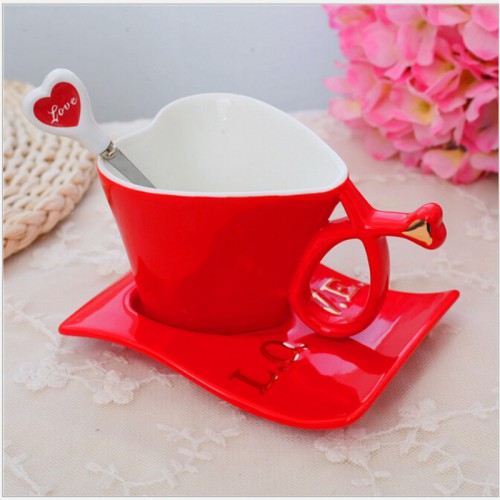 online buy wholesale ceramic heart shaped tea cups and saucers from china ceramic heart shaped heart