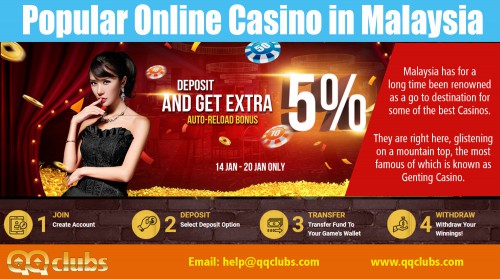 Popular online casino in Malaysia safest way to place a bet on sports at https://qqclubs.com/online-casino-malaysia

Service us :

popular online casino in malaysia
popular malaysia casino online
malaysia online Gambling
best online casino malaysia
casino online malaysia 2019

Online casinos aren't only renowned for supplying excellent Gambling and Gambling games; they also provide the gamers to enjoy the comforts of the house and play hands in the digital casinos. The popular online casino in Malaysia is usually an internet variant of the online casinos and permits the casino gamers to love playing games throughout the World Wide Web.

Contact us : https://qqclubs.com/

Social Links :

https://followus.com/EvolutionGaming
https://remote.com/onlinecas1no
https://www.instagram.com/qqclubsmy/
https://profiles.wordpress.org/luckypalace/
https://www.youtube.com/channel/UCkBac_6Wk3538es72GvN2oQ/