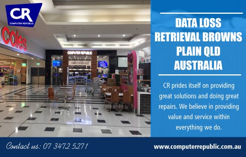 Data loss retrieval Browns Plain QLD Australia is here to help you with your lost data at https://computerrepublic.com.au/

Visit : https://computerrepublic.com.au/data-recovery-backup-solutions/

Find Us : https://goo.gl/maps/C3DR6KLjbap921DcA 

Services us :

Monitors
Laptop Repairs
Phone Repairs
Apple Mac Repairs
Desktop Repairs
Data Recovery & Backup Solutions

Computers are now being used by everyone for several purposes such as education, business, communications and storage of data. If stored data is lost due to any reason, competent Data loss retrieval Browns Plain QLD Australia services are available to retrieve the same and help users. In some cases, the stored data is the result of years of hard work and in other cases, it contains vital and valuable information which, if lost, could result in great financial loss and inconvenience. Data retrieval services offered by providers of them can restore data lost from storage media because they have experts or specialists who are specially trained in this task.

Address : Shop No. 96, Grand Plaza Shopping Center, 27-49 Browns Plains Rd, QLD Australia 

Phone : 07 3472 5271 
Email : info@computerrepublic.com.au 

Social Links : 

https://www.pinterest.com.au/computerrepublicbrownsplain/
https://www.instagram.com/computerrepublicbrownsplain/
https://en.gravatar.com/laptoprepairbrownsplain
https://mix.com/notebookrepairqld
https://www.linkedin.com/in/computer-repair-browns-plain-08571b188/