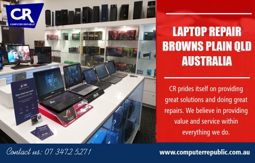 Get your Laptop repair Browns Plain QLD Australia Services done at the earliest by us at https://computerrepublic.com.au/

Visit : https://computerrepublic.com.au/laptop-repairs/

Find Us : https://goo.gl/maps/C3DR6KLjbap921DcA 

Services us :

Monitors
Laptop Repairs
Phone Repairs
Apple Mac Repairs
Desktop Repairs
Data Recovery & Backup Solutions

Are you in search of an expert Laptop repair Browns Plain QLD Australia service ? With the rise in laptop buyers, it's essential for laptop users to make certain they make proper use of their laptop to the fullest and make sure they can achieve the highest performance. Laptop repair isn't always easy, but sometimes it can be. At times we do realize how frustrating it is when our laptop breaks down and we require a fast turnaround with a professional service.In case, if you have recently noticed the sluggish performance of your laptop, it is the appropriate time to avail laptop repair services.

Address : Shop No. 96, Grand Plaza Shopping Center, 27-49 Browns Plains Rd, QLD Australia 

Phone : 07 3472 5271 
Email : info@computerrepublic.com.au 

Social Links : 

https://visual.ly/users/NotebookRepairQLD/portfolio
http://www.cross.tv/profile/729746
https://about.me/NotebookRepairQLD
https://www.allmyfaves.com/notebookrepairqld/
https://www.youtube.com/channel/UCcMotSw2iS7LurOuFIONfHA