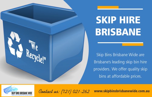 Skip hire in Brisbane offer a range of excavation services at http://skipbinsbrisbanewide.com.au/ 

Find Us : https://goo.gl/maps/1GKnGgbMHfx 

Our Services : 

Skip Bin Hire 
Residential Skip Bin Hire 
Commercial Skip Bin Hire 
Events Waste Management 
Waste Recycling 

Requirements for a skip bin can vary from time to time, and the supplier needs to be able to offer a bit of the right size so that the customer does not have to pay high skip hire prices. Additionally, the bins need to be available at the time and place required by the client. A reasonable amount of searching will lead a customer to a skip hire in Brisbane expert that offers prompt and reliable service.

Email : info@skipbinsbrisbanewide.com.au 
Phone : 0721021262 

Social links : 

https://www.pinterest.com/skipbinsbrisbane/ 
https://www.reddit.com/user/skipbinsbrisbane 
https://en.gravatar.com/skipbinsbrisbanewide 
https://skipbinsbrisbanewide.wordpress.com/