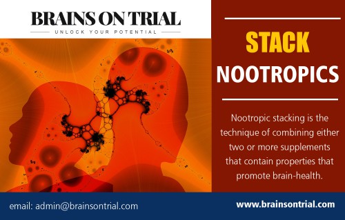 Let's know about brain supplements by viewing nootropics stack benefits at https://brainsontrial.com/

Did you know that what is nootropics stack benefits? The reviews are the detail description of brain supplements. Yes, that is why it is essential to protect the health of your brain and prevent Alzheimer's disease from taking over. There are healthy brain supplements available on the market today; however, you should look for those that contain the high concentration of DHA and EPA fatty acids.      

My Social :
https://www.thinglink.com/user/1155776524083789826
https://start.me/p/OmXQqL/best-nootropics
https://socialsocial.social/user/brainonpills/
https://archive.org/details/@brainonpills

Brains On Trial

Email : admin@brainsontrial.com

Best Nootropics
Best Stacks Nootropics
Brain Pill
Nootropic Stacks
Stacks Nootropics