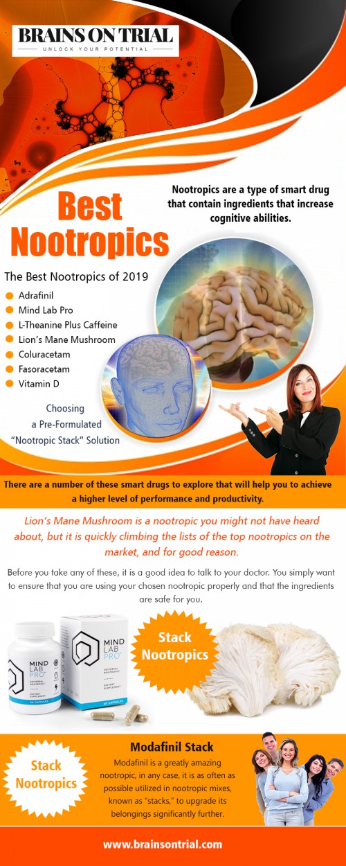 Get more info about supplements by reading nootropics stacks reviews at https://brainsontrial.com/

There are so many reasons as to why you may consider going for the ingredients of supplement. Whatever your goals may be for the supplements, it is essential that you do your best in decision making and usage to get the most from your supplement. Nootropics stacks reviews can help you in making the right decisions with your brain supplements.

My Social :
https://en.gravatar.com/brainonpills
http://brainonpills.strikingly.com/
https://www.twitch.tv/brainonpills
https://rumble.com/user/brainonpills/

Brains On Trial

Email : admin@brainsontrial.com

Best Nootropics
Best Stacks Nootropics
Brain Pill
Nootropic Stacks
Stacks Nootropics