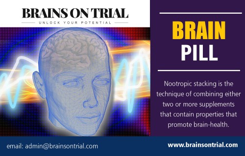 Nootropic stack work to promote healthy brain activity at https://brainsontrial.com/

More and more people are going for nootropic stack. Gone are the days when brain supplements were used only by the elderly to boost issues such as memory. Brain supplements come with lots of benefits, making them very popular among all age groups. Some of the benefits you can expect from your brain pills include reduced mental fatigue, increased focusing ability, improved memory, and recall thought clarity and improved overall brain health. People using the tablets also enjoy higher processing speeds by the brain and the impressive ability to bounce between ideas and thoughts.

My Social :
https://list.ly/brainopills/lists
https://padlet.com/brainonpills
https://followus.com/brainonpills
https://kinja.com/brainonpills

Brains On Trial

Email : admin@brainsontrial.com

Best Nootropics
Best Stacks Nootropics
Brain Pill
Nootropic Stacks
Stacks Nootropics