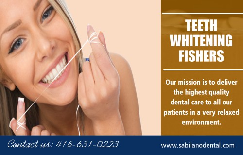 Teeth whitening in Fishers remove years of stains and make the smile brighter and whiter at https://goo.gl/maps/BCk8imthiBF2

Service
General dentistry North York
Dental Implants North York
Porcelain Veneers North York
Teeth whitening Fishers

The most effective and safest method of Teeth whitening in Fishers is the dentist-supervised procedure. First, the dentist will determine whether you are a candidate for teeth whitening and what type of whitening system would provide the best results. The dentist should also go over what you can expect for your situation. Before the teeth whitening treatment, most dentists clean the teeth, fill any cavities, and make sure the patient's gums are healthy.

Office: 416-631-0223
Fax: 416-631-6531
Email: drrsabilano@rogers.com

Find us-
https://goo.gl/maps/JZ7kE1sh3KD2

Social
https://www.pinterest.ca/GeneraldentistryNorthYork/
https://www.ted.com/profiles/12443539
https://dentistnorthyork.contently.com/
https://www.410area.com/user/generaldentistrynorthyork
https://www.instructables.com/member/dentistNorthYork