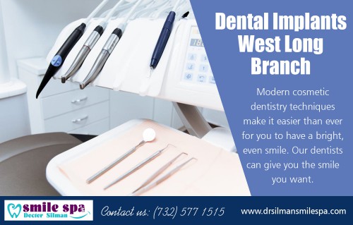 Dental Implants in West Long Branch Could Be The Reason Behind A Great Smile at https://www.drsilmansmilespa.com/

Visit : https://www.drsilmansmilespa.com/contact-us/west-long-branch/ 

Find Us : https://goo.gl/maps/isLdX9mvXEG2 

In the earlier days, cosmetic dentistry was supposed to be an area that belonged to the rich and the elite. Dental Implants in West Long Branch prices has never been a source of concern for the common man. With the advancement of the technology, innovative and cost-effective methods came into existence, and cosmetic dentistry gained popularity among different sections of the society. In these days, it can be said that the cosmetic dentistry has flourished in a very rapid manner and more and more people have been making use of the unlimited possibilities of these types of treatments.

Call : 732 222 0021 
Email : drsilmannj@gmail.com 

Social Links : 

https://twitter.com/dentistwestlong 
https://www.facebook.com/Doctor-Silman-Smile-Spa-1408206976099245/ 
https://www.pinterest.com/drsilmansmilespa/ 
https://www.instagram.com/dentistnewwestlongbranch/ 
https://www.youtube.com/channel/UCGtxCo9HRv5rTm-tWMkYnww 
https://www.flickr.com/people/dentistnewwestlongbranch/