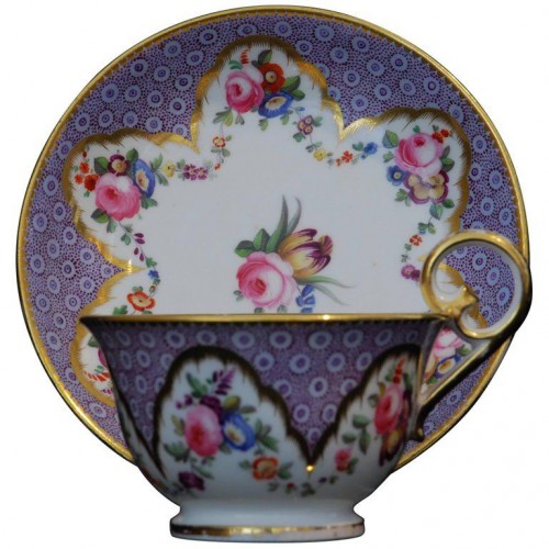 1stdibs.com Cup and Saucer Roses and Tulips Nantgarw circ2b661b4370dde8a6a7cfbb1052ceed4f