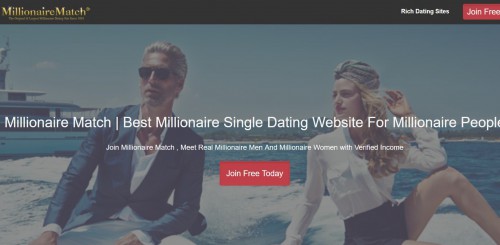 dating site: http://www.millionairematch101.com/ It is totally perfect millionaire  club for millionaire singles who are seeking rich partners to chat date and live. Check Millionaire Match now.