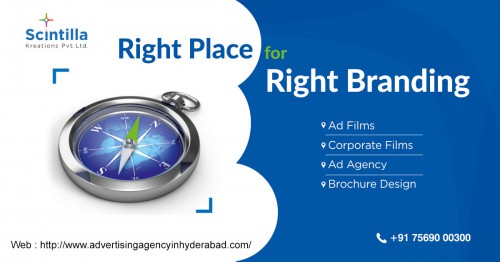 Scintilla Kreations is the best branding agency in Hyderabad | Advertising Agency in Hyderabad – Experts in Branding & Advertising Services- creative ad Film, corporate filmmakers, corporate presentation video makers, projection mapping, documentary videos, branding solutions & Graphic Walkthrough Video makers in Hyderabad.
• Visit our website: http://www.advertisingagencyinhyderabad.com/
• For more details call us: 9030006330 // reach us: #8-3-993, Plot No.7, Doyen Galaxy, 2nd Floor, Srinagar Colony, Hyderabad, Telangana 500073