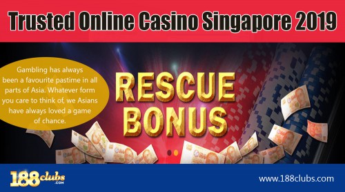 Online sports betting in Singapore would be an entertaining gaming experience at https://188clubs.com/sg/sportsbook

online casino : 

online casino promotions singapore free credit
online casino singapore free credit
singapore casino promotions

The online sports betting in Singapore games have been continually providing an exciting form of entertainment that enables the players to enjoy great casino games without going to any of the land-based casinos. This innovation of online casinos has made the casino games accessible to people worldwide and have made very easy for you as it is just right away at your fingertips.

Social Links : 

https://www.youtube.com/channel/UCc9oT4WVKqqKWfmk6H7_kmw
https://www.4shared.com/u/eHndEAhu/singaporecasino88.html
https://www.dailymotion.com/singaporecasino88
http://www.alternion.com/users/casin0singapore/
