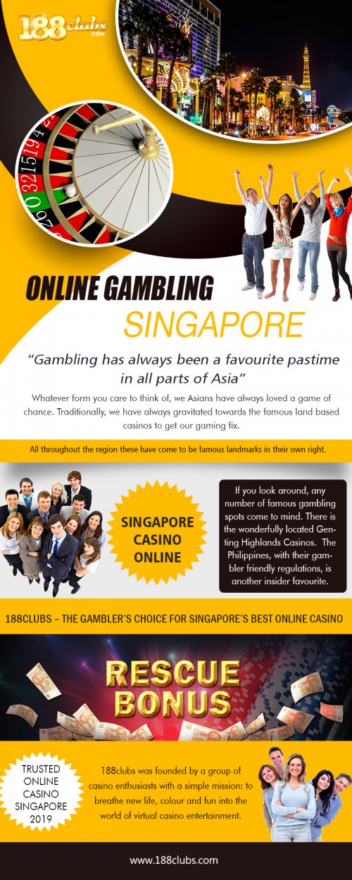 Trusted online casino in Singapore 2019 that is best for high-quality gambling games at https://188clubs.com/sg/

Live Casino : 

casino singapore
online casino singapore
online betting singapore
online gambling singapore
casino singapore online
top singapore online casino
top online casino singapore
trusted online casino singapore 2019

These online casinos demand the virtual casino software to be there on a machine of the client to allow the player to enjoy games at download-based online casinos. This casino software is generally offered by casino websites and that too without any costs. Once the software is installed, it needs to be connected to the particular online casino whenever a player wishes to play trusted online casino in Singapore 2019 games. 


Social Links : 

https://www.youtube.com/channel/UCc9oT4WVKqqKWfmk6H7_kmw
https://www.4shared.com/u/eHndEAhu/singaporecasino88.html
https://www.dailymotion.com/singaporecasino88
http://www.alternion.com/users/casin0singapore/