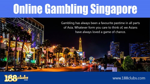 With online betting in Singapore, you will be able to place bets safely at https://188clubs.com/sg/

Live Casino : 

casino singapore
online casino singapore
online betting singapore
online gambling singapore
casino singapore online
top singapore online casino
top online casino singapore
trusted online casino singapore 2019


As the name spells, these live based casinos offer a real-time casino atmosphere to the players. In these types of casinos, the online players can interact comfortably with dealers along with the other players at tables in casino studios. Players are even allowed to see, communicate and hear the dealers and this, in turn, offers a real-world casino feel to the online players. These live based online betting in Singapore is meant for all those who wish to take pleasure in the real world gaming atmosphere while enjoying exciting online games.

Social Links : 

https://www.youtube.com/channel/UCc9oT4WVKqqKWfmk6H7_kmw
https://www.4shared.com/u/eHndEAhu/singaporecasino88.html
https://www.dailymotion.com/singaporecasino88
http://www.alternion.com/users/casin0singapore/