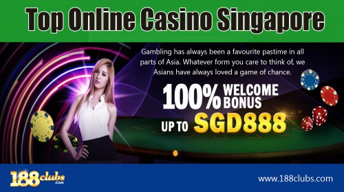 Slot games machine in Singapore for individuals of every age group at https://188clubs.com/sg/

Live Casino : 

casino singapore
online casino singapore
online betting singapore
online gambling singapore
casino singapore online
top singapore online casino
top online casino singapore
trusted online casino singapore 2019

Online casinos are one of the fastest growing online businesses today. Online casinos are a duplicate form of the land-based casino, and during the last year, they even managed to better these by allowing gamblers to play a wide variety of casino games with better payouts that cannot be found at their physical competitors. Online casino in Singapore free credit is an excellent opportunity to make money and get entertained along the way. The most popular online casinos are proficient and reliable as they only use the best in casino gaming software.

Social Links : 

https://www.youtube.com/channel/UCc9oT4WVKqqKWfmk6H7_kmw
https://www.4shared.com/u/eHndEAhu/singaporecasino88.html
https://www.dailymotion.com/singaporecasino88
http://www.alternion.com/users/casin0singapore/