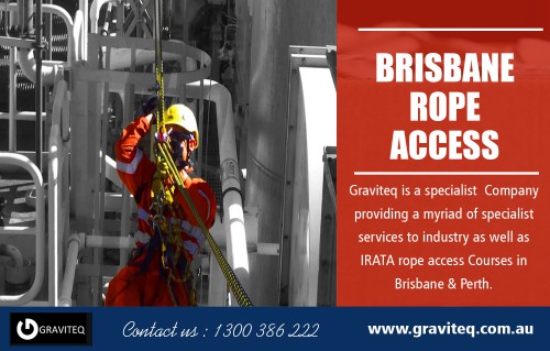 Brisbane rope access solutions for your building At https://www.graviteq.com.au/about-rope-access

Find Us: https://goo.gl/maps/FMxgH6cgQFfU3o6f6

Deals in .

Rope Access Perth
Perth Rope Access Training
Brisbane Rope Access
Industrial Rope Access Perth
Irata
Ndt

Brisbane rope access is the alternative that can eliminate all of the above effectively. Ropes can be removed at the end of the working day thus leaving the building to function normally out of hours without the long term disruption that scaffolding causes. Work areas can be kept small and compact within a specific zone as opposed to 10 floors of scaffolding for work to be carried out generally on less than 2 or 3 of these floors. Noise pollution is considerably decreased and the setup and removal time is almost eliminated resulting in the same quality of artistry without the apparent strains that conventional access methods create.

Graviteq Pty Ltd
Add: 80 Belgravia St, Belmont WA 6104, Australia
Phn: +61 1300 386 222
Mail: Info@graviteq.com.au

Social-

https://www.youtube.com/channel/UCVmRV3---iS29ZXLO4xBMVA
https://graviteqbelmont.contently.com/
https://about.me/graviteq
https://www.pinterest.com/graviteqbelmont/