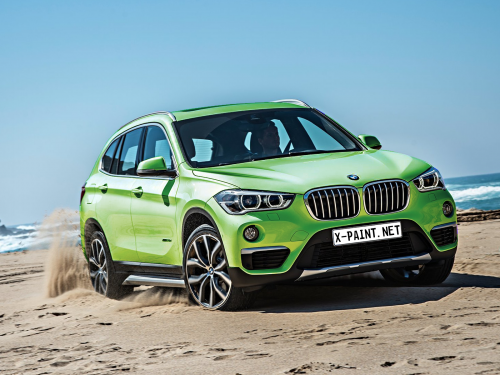 Bmw x1 2016 lime green paint