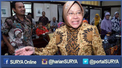 Walikota Surabaya Tri rismaharini