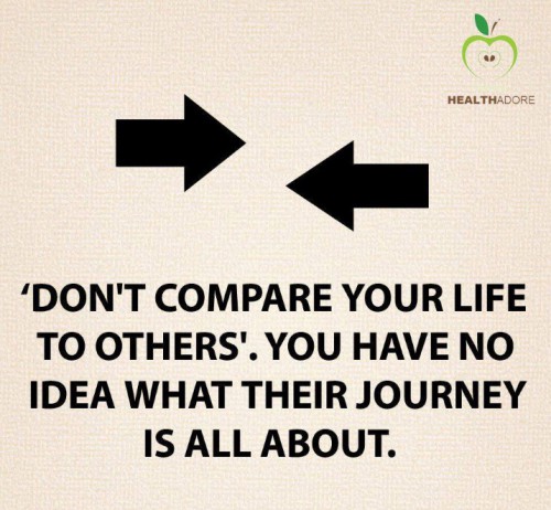 Jangan bandingkan hidupmu dengan orang lain