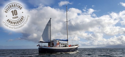 A unique small ship cruising holiday aboard the St Hilda to discover the majestic west coast of Scotland and the wilderness of the Hebrides and Argyll