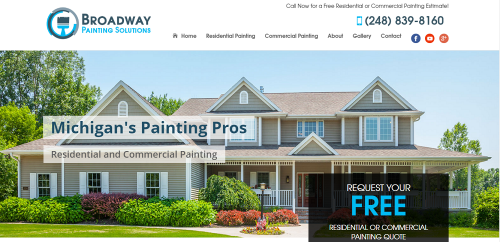 We offer House Painters, kitchen cabinet painter, Interior Painting Costs West Bloomfield, Michigan vinyl siding painter, window frame painter, painting quotes and painting quotes in Livonia Michigan.

We have completed thousands of professional residential and commercial painting projects throughout Michigan and our customers love our reliability, professionalism, and skillful work. Customer satisfaction is extremely important to us and we pride ourselves on having returning customers every year.Our painting contractors are highly skilled and well trained to give you the superior painting services you need. We are a fully insured company based in Michigan with tons of experience you can count on. Call us today to find out more about our company, we look forward to working with you!
Michigan #InteriorPaintingCostsFarmingtonHills,Michigan #LocalPaintingContractorFarmingtonHills,Michigan #BestPaintingCompanyinFarmingtonHills,Michigan #InteriorPaintingCostsWestBloomfield,Michigan #LocalPaintingContractorWestBloomfield,Michigan 

Read more:- https://www.broadwaypaintingsolutions.com/house-painters-michigan-service-areas/
