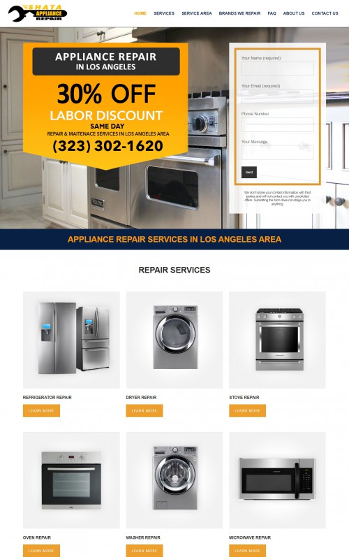 Shata Appliance is an Appliance Repair Company. Our Company provide premium repair services and to give the quickest response without compromising on the quality.
Professional refrigerator, oven, washer, dryer repair services for the past many years. We are a repeated family operated Appliance Repair Company for the past many years. We treat all our valuable customers as if they are our own family. Shanta Appliance Repair feels proud of itself because of top-tier workmanship and top-class appliance repair services. 
#shataappliance #refrigeratorrepair #refrigeratorrepairnearme #refrigeratorrepairservice #Kitchenaidrefrigeratorrepair #Subzerorefrigeratorrepair #dryerrepairnearme #dryerrepairservice #whirlpoolwasherrepair #stoverepairnearme

Web:- https://shataappliance.com/