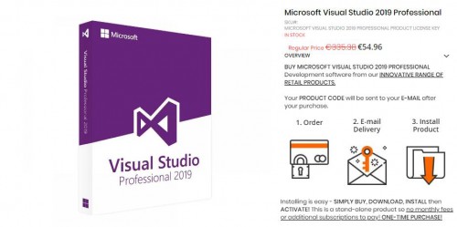 Buy Microsoft Visual Studio 2019 Professional software product license key for UK, USA & Worldwide. Best price with free support and digital email delivery.

We love the work we do at PC Keys. We respect the industry. We admire the people we serve and meet. We like to talk IT. We want to share our knowledge and embrace the nerd in you. We are an international business and a diverse end-to-end IT solutions provider with a key focus on computer software and IT trends helping customers re-engineer and businesses to re-invent themselves to compete in this digital era. We ship to over 200 countries and regions worldwide with key support for the UK, USA, Europe, Australia and the Middle East. 
#Windows10professionalworkstation #Windows10proproductkey #Windows10pronproductkey #Windows10hometoproupgrade #Windows10enterpriseltsc2019 #Visualstudio2019professional #Visualstudio2019enterprise #Officehomebusiness2019mac #Officehomestudent2019mac #Windows10homeproductkey #Visio2019productkeyuk #Project2019productkeyuk #Visualstudioproductkeys

Web:- https://pckeys.uk/microsoft-visual-studio-2019-professional