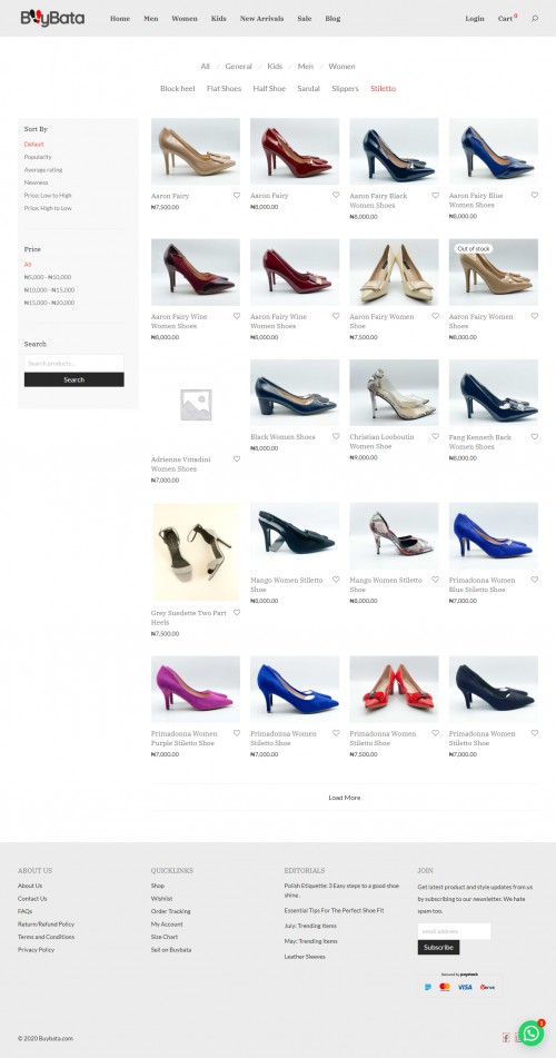 sell stiletto shoes nigeria : Shop for stiletto For Women online at best prices in Nigeria. Choose from a wide range of stiletto For Women at buybata.com

Our brand name translates to buy shoes and it seeks to offer a user-friendly platform for shoe buyers and shoe vendors to engage in the purchase and sale of all types of quality shoes

#Nigerianonlinestore #BuyBatáonline #NigerianShoesstore #OnlineShoesnigeria #buyluxuryshoesonline #Women'sFootwearnigeria #BuySlippersForWomen #sellstilettoshoesnigeria #HighHeelsinNigeriaforsale #KidsShoesinNigeria #kidsshoesnearme #Weddingshoes #Shoesonline #Flipflop #Wedgeshoes #Designershoes #Shoesformen #Shoesforwomen #Highheelshoes #Buyonlineshoes #Sportshoes #Runningshoes #Partiesshoes

Read More:- https://buybata.com/cat/women/stiletto/