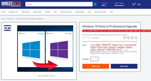 Gest best online Upgrade windows 10 home to pro key. Buy Windows 10 Home Professional Upgrade - Best price at Directkeys at DirectKeys.Windows 10 Home to Professional Upgrade License Key FQC-09512.Our list of items incorporate brand named things that are painstakingly chosen by our buying group.

Our team at Direct Keys are experts in the IT industry. Directkeys.com is 20 years old, yes - born in 2000. We source the best value for money products so our buyers know where to price them at market busting prices. Our audiences and target buyers are left satisfied with a quality product as well as fulfilling your cost-saving exercise and benefiting from our excellent customer service. We supply home, business and all types of organisations with stock not just for personal but commercial usage too. Our catalogue of products include brand named items that are carefully selected by our purchasing team. We source products for our customers and can supply according to higher demand.
#Windows10enterpriseltsc2019 #Windows10operatingsystem #microsoftofficeprofessionalplus2019 #Windows10productkey #Windows10productkey64bit #Buywindows10productkey 

Web:-https://directkeys.com/products/windows-10-home-pro-upgrade-license-key