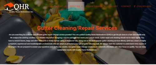 We are expert Best Gutters Cleaning in USA. Our gutter repair Chicago solutions are extremely affordable with clear focus on quality. You can enjoy sustainable results with Quality Home Restorations.

At Quality Home restorations Inc. we start with a free inspection and evaluation of your home. We want you to understand every aspect of the project, so we take the time to answer any questions. We want you to feel good about the work being done on your home. Our business is only as good as the quality of referrals we receive from satisfied customers. Therefore we only consider a project completed once you give us the thumbs-up. That’s one of the reasons we are the

#Roofingcontractor #licensedlocalroofing #Roofingcompany’snearme #Roofing&sidingcontractor #Waterdamagerestoration #Restorationcompanynearme #Stormrestorationexpert #GutterCleaningservices #SidingInstallationServices #SidingReplacementService #RoofRepairExpert #GuttersCleaningExpert #RoofReplacementNearme

For more info:- https://myhomerestorations.com/gutter-cleaning-repair-services/
