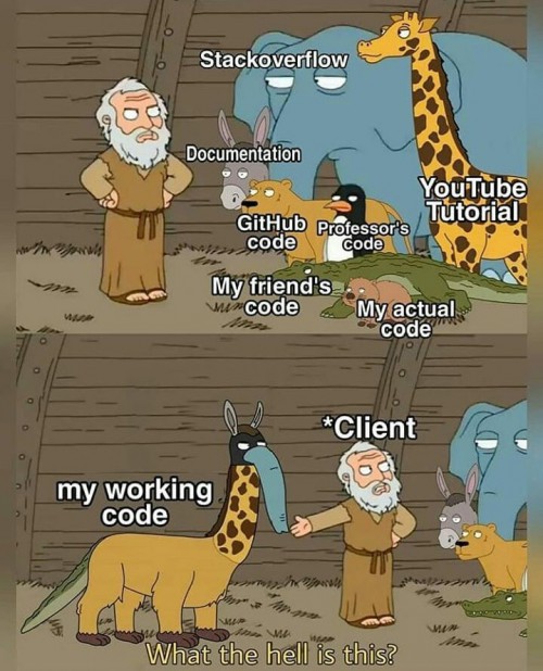My working code meme