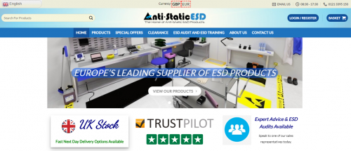 UK & Europe’s Specialist for Anti Static Products, ESD Products, ESD Protection With a range of Anti Static Mats, Clothing, ESD Bags, ESD Flooring and more ESD Products.

When it comes to finding top quality ESD products, look no further than our team at Anti-Static ESD. As purveyors of the finest quality ESD stock in Europe, we take our role as one of the leading suppliers of quality static control products incredibly seriously. It is this dedication and professionalism that makes us one of the best choices around for all of your anti static products needs.

#antistaticmat #esdmat #antistaticbag #ESDClothing #esdflooring #antistaticfloortiles #esdfloortiles #esdchair #esdworkbench #esdbench #staticshieldingbags

Read more:- https://www.antistaticesd.co.uk/