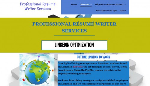 Résumé and LinkedIn package and LinkedIn and disc assessment package. We know how hiring managers navigate and find employees on LinkedIn and we can optimize your profile so it is more visually appealing and full of valuable.

We guarantee fast custom-made resume services by Certified Professional Résumé Writers. We boast your accomplishments, use the best formatting for your industry and ensure formatting is ATS compatible.
 
#Professionalresumewriterservices #Resumewritingservices #Custommaderesume #Professionalresumewriters. #Bestresumepackages #Discassessments #CVwritingservice #Professionalcvwritingservice #RésuméandLinkedInpackage #LinkedInanddiscassessmentpackage #Custommaderesumewriting
 
Read More:- https://www.professionalresumewriterservices.com/LinkedIn