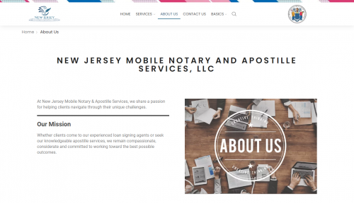 New Jersey Mobile Notary & Apostille Services has always been to help all our clients. Best Mobile Notary Sussex, Morris and Warren County, NJ. Call us for more 1-908-619-8990. https://njnotarygroup.com/about-us/

Our signing agents are caring, friendly and accessible. We are easy to talk to and focus on you, the client. You are not just another case or number. We are here to help guide you through the process, step by step. If you need our services, you might consider leveraging the knowledge and experience of New Jersey Mobile Notary & Apostille Services in order to give your case the best possible chance at a positive outcome.New Jersey Mobile Notary & Apostille Services has a mission to treat all clients with dignity and respect. And loan signing agents, notaries, and apostilles at our company know exactly what it takes to get the job done. We are here to serve you.

#MobileNotaryNJ #LoanSigningServicesNewJersey #NewJerseyApostille #CertifiedLoanSigningAgentNJ #NewJerseyApostilleServices #FindANotaryPublicNJ #NewJerseyMobileNotary #MobileNotaryNearMe #24hourNotaryNearMe #MobileNotarySussexCounty #MobileNotaryMorrisCounty #MobileNotaryWarrenCounty