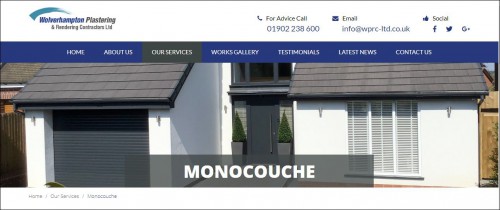 Monocouche rendering Tamworth, Stourport, Kingswinford and K-rend Tettenhall. Monocouche renders are modern single coat renders which can be applied by hand or machine. 

https://www.wprc-ltd.co.uk/our-services/monocouche

We use the very latest high quality materials possible and work very closely with our manufacturers to provide the customer with a render solution that is fully backed by our manufacturers and an independent insurance backed guarantee.We always guarantee a high quality finish at the most competitive rates and never over promise or under perform.

#ExteriorWallInsulation #ThinCoatSiliconeRenderSystems #monocoucherenderrepair #externalrenderersnearme #drylininginsulationUK #dryliningcontractorsStaffordshire #plasteringcontractorsWolverhampton #thermacorkinsulationUK #WolverhamptonPlasteringContractors #WolverhamptonRenderingContractors #AntiCrackSiliconeRenderSystems #professionalMonocoucheRendering #plasteringanddrylining #RenderingSpecialistsnearme #externalwallinsulationcontractors #professionalWolverhamptonPlastering #commercialrenderingspecialists