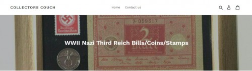 Shop authentic WWII German coins, bills, stamps, and post cards. Authentic world currency bills and banknotes at cheapest price. FREE delivery! shop now.

#ThirdReichCoins #NaziCoins #HitlerCoins #ThirdReichStamps #NaziStamps #HitlerStamps #ThirdReichBills #NaziBills #HitlerBills #ThirdReichPostcards #NaziPostcards #HitlerPostcards #WWIPostcards #WWIIPostcards #MilitaryCollectables #WorldPaperMoney #PMGCertifiedBills #CNGCertifiedCoins

Read More:- https://www.collectorscouch.com/collections/wwii-nazi-third-reich-bills-coins-stamps