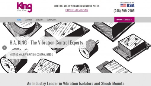 H.A. King manufactures vibration isolators, shock mounts and a wide variety of anti-vibration products. When you have any problems related to vibration, shock or noise control, we have the solution. Browse ha-king.com to check out our updated catalog OR call us at (248) 599-2105.

Rubber Compounding: Rather than being limited to some in house rubber compounding methods, we are free to solicit the most up-to-date processes used by the industries leading rubber compounders. This affords you, the customer, the best of both worlds competitive pricing and the latest “state-of-the-art,”‘ rubber compounding.Metal Fabricating: we also utilize out-sourcing for the necessary metal stamping used in our products. Again, this allows us to review and purchase the most competitive unit from a price and quality stand point that is available in the industry.H.A. King Company then processes and assembles these parts into quality isolators, engine mounts and other specialized rubber parts.
 
#VibrationIsolationProducts #VibrationIsolationMounts #VibrationIsolators #VibrationIsolatorMounts #VibrationShockMounts #VibrationDampingMounts #RubberVibrationIsolators #RubberIsolationMounts #CylindricalVibrationIsolators #CylindricalMounts #AntiVibrationRubberMounts #AntiVibrationIsolators #VibrationDampingSandwichMounts #SandwichMounts #ShockMounts
 
Read More:- https://ha-king.com/