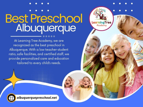 Finding the right Preschool Albuquerque offers is one of the most important decisions parents make during their child’s early years. The right preschool doesn’t just care for children during the day—it shapes their academic foundation, social development, and readiness for the school years ahead. Parents searching for the Best Preschool Albuquerque are looking for more than just a place that provides care; they want an environment that nurtures curiosity, creativity, and confidence. But what does the Best Preschool in Albuquerque truly provide, and how does it prepare kids for kindergarten success?

Learning Tree Academy
Address: 3615 Candelaria Rd NE, Albuquerque, NM 87110, United States
Phone: +1-505-888-1668

Google Map: http://goo.gl/maps/sXHaNYEYyPwfkx4KA

Read Our Blogs:
https://albuquerquepreschool.wordpress.com
https://ltapreschool.wixsite.com/albuquerquepres
https://albuquerquepre-school.weebly.com

More Links:
https://allmyfaves.com/albuquerquepreschool
https://www.reverbnation.com/albuquerquepreschool
https://medium.com/@albuquerquepreschool