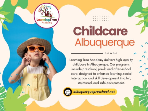 Parents want to know how their children will learn and grow. The best childcare in Albuquerque often combines play-based learning with structured activities to promote literacy, numeracy, creativity, and social skills.

Learning Tree Academy
Address: 3615 Candelaria Rd NE, Albuquerque, NM 87110, United States
Phone: +1-505-888-1668

Google Map: http://goo.gl/maps/sXHaNYEYyPwfkx4KA

Read Our Blogs:
https://albuquerquepre-school.weebly.com
https://albuquerquepreschool.tumblr.com
https://albuquerquepreschool.medium.com

More Links:
https://beacons.ai/albuquerquepreschool
https://gravatar.com/ltapreschool
https://www.behance.net/albuquerquepreschool