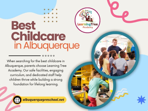 Finding reliable and nurturing childcare is one of the most important decisions for any parent. With so many options available, selecting the best childcare in Albuquerque can feel overwhelming. Parents want a safe, stimulating, and caring environment where their child can grow academically and socially. Here are the top questions parents ask when looking for childcare Albuquerque programs that truly stand out.

Learning Tree Academy
Address: 3615 Candelaria Rd NE, Albuquerque, NM 87110, United States
Phone: +1-505-888-1668

Google Map: http://goo.gl/maps/sXHaNYEYyPwfkx4KA

Read Our Blogs:
https://ltapreschool.wixsite.com/albuquerquepres
https://albuquerquepre-school.weebly.com
https://albuquerquepreschool.tumblr.com

More Links:
https://beacons.ai/albuquerquepreschool
https://gravatar.com/ltapreschool
https://soundcloud.com/albuquerquepreschool