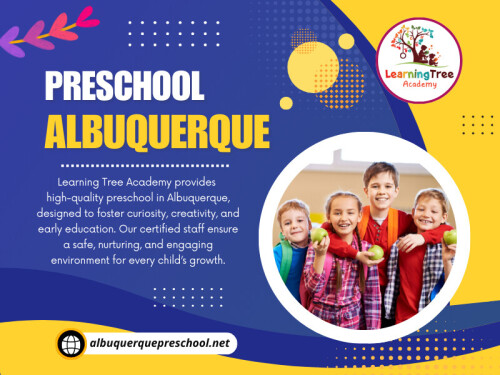 Choosing the best preschool in Albuquerque is not just about convenience or location; it’s about finding a place where your child feels valued, encouraged, and prepared for future learning. Look for a preschool that combines qualified teachers, a safe environment, an enriching curriculum, and strong parent collaboration. The right choice today can set your child on a lifelong journey of curiosity, confidence, and academic success.

Learning Tree Academy
Address: 3615 Candelaria Rd NE, Albuquerque, NM 87110, United States
Phone: +1-505-888-1668
