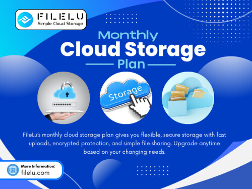 Monthly Cloud Storage Plan