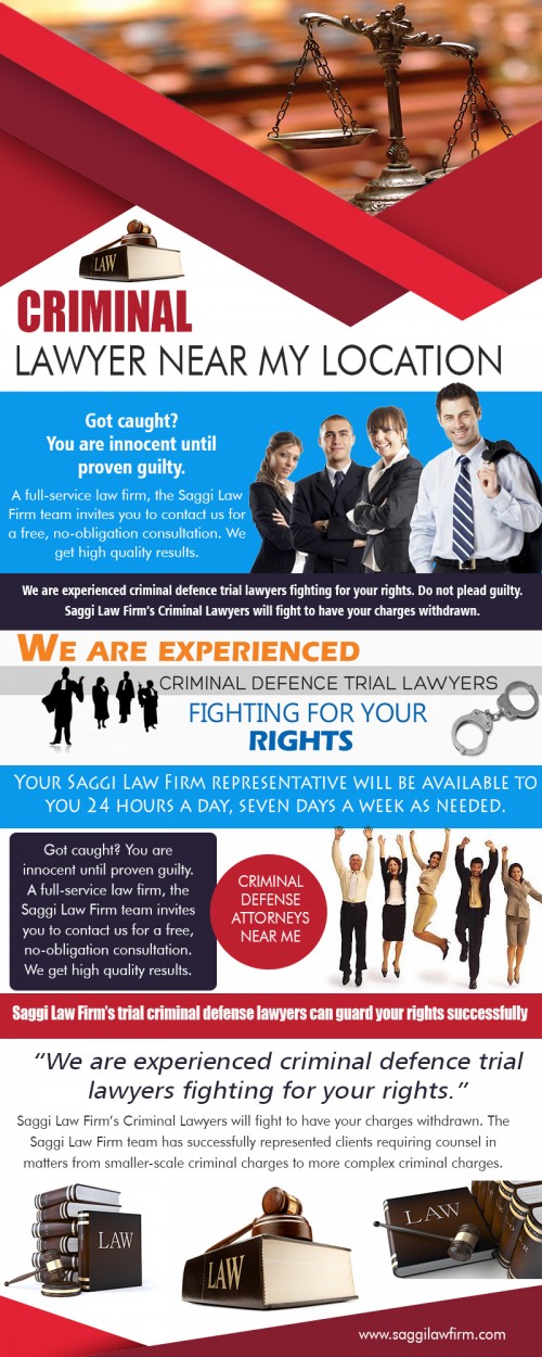 Our Website: http://saggilawfirm.com/
A local lawyer will always be a better bet than someone from outside as the former has a better understanding of the local laws, the judges and the common practices followed in the courtroom. As there are different kinds of law, it is best to get a lawyer who is familiar with the case one is facing as he is knowledgeable about the law and knows what to expect. Top Criminal Defense Attorneys Near My Location has many different tasks to perform in defending his or her clients. Witnesses will need to be called in the courtroom to testify on your behalf.
My Profile: https://site.pictures/lawfirmsbrampton
More Links: https://site.pictures/image/d5uz8
https://site.pictures/image/d5Tvp
https://site.pictures/image/d5hrO