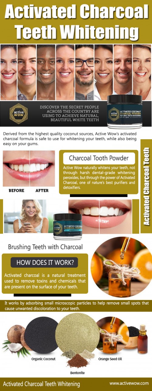 Our site : https://www.activewow.com/products/charcoal-powder-natural-teeth-whitening 
Activated charcoal toothpaste is a natural treatment used to remove toxins and chemicals that are present on the surface of your teeth. It works by adsorbing small microscopic particles to help remove small spots that cause unwanted discoloration to your teeth. Aside from helping to remove stains from coffee, wine, and cigarettes, activated charcoal powder can also help with bad breath and help maintain good oral health.
My Album : https://site.pictures/coconutcharcoal
More Photos :  https://site.pictures/image/dD0CU
https://site.pictures/image/dDxxu
https://site.pictures/image/dDfEB