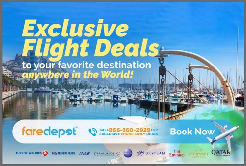 Our website : https://faredepot.com/flights/international-flights 
The discounted airfares are displayed along with the regular airfare and flight schedules. If you happen to track down a flight schedule which fits in with your travel plans then you can simply move on and book your trip immediately. Thus making it easy for any traveller to book their vacations and avail of cheap business class tickets to anywhere in the world. 
More Links : https://www.instagram.com/faredepot/ 
https://minutelastflights.journoportfolio.com/ 
https://www.thinglink.com/user/1041703007114231810