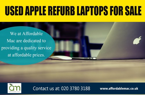 Save a superb choice when Buy Apple Refurbished Mac Mini at https://www.affordablemac.co.uk/product-category/apple-desktops/apple-imac/

Find Us: https://goo.gl/maps/QnmZQLQaTiw

Deals in .....

Used Apple Refurb Desktops For Sale
Used Apple Refurb Laptops For Sale
Used Apple Macbook For Sale
Used refurbished mac  For Sale

Buy Apple Refurbished Macbook Air
Buy Apple Refurbished Macbook Pro

Buy Apple Refurbished iMac
Buy Apple Refurbished Mac Mini
Buy Apple Mac Pro

If you find out that there are certain files you have on your old PC and your system does not seem to have the application to use them, fret not. There are lots of programs which are available that can assist you in transferring the files that are quite common for different types of computers to your used Apple Mac, utilizing the right type of application. Buy Apple Refurbished Mac Mini that fits to your budget. 

Refurbished Imac Computers
Add : Unit 5, 8 Walmgate Road
City : Perivale
State : Greenford
Zipcode : UB6 7LH
Country : United Kingdom
Email : info@affordablemac.co.uk
PH : 020 3780 3188
Opening Times

Mon 9am - 5pm
Tues 9am - 5pm
Wed 9am - 5pm
Thur 9am - 5pm
Fri 9am - 3pm
Sat & Sun - Closed

Social---

http://www.jsdirectory.com/listing/affordable-mac/
https://iwebchk.com/reports/view/affordablemac.co.uk/
http://refurbishedimaclaptop.zohosites.com/
https://plus.google.com/u/0/communities/111151413906119547276